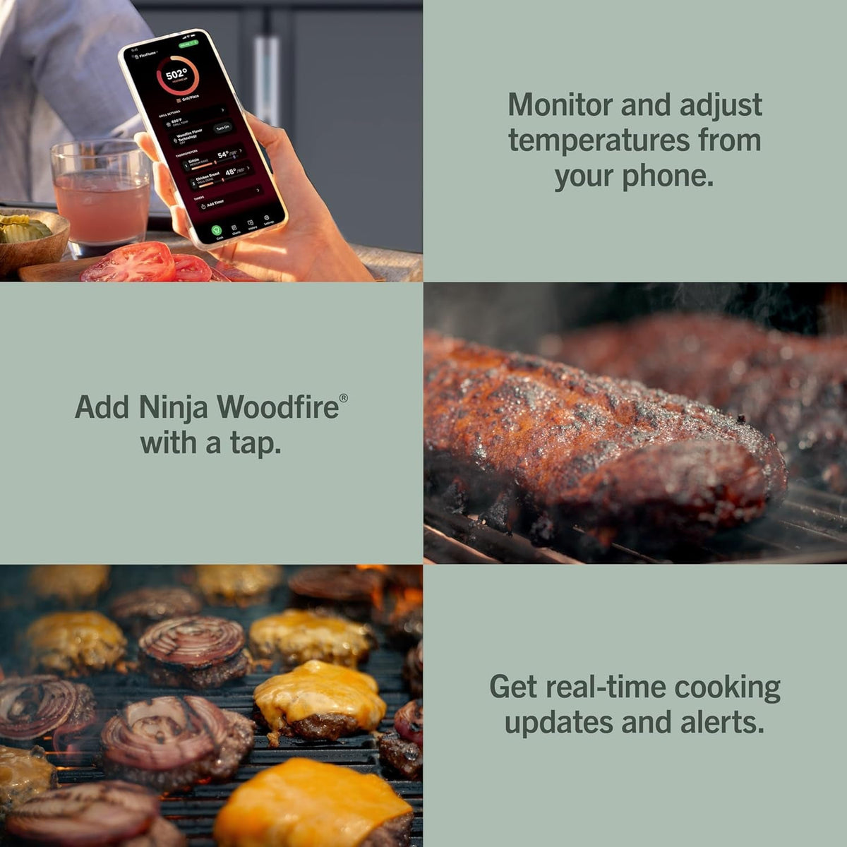 Premium Grill & Smoker | 5-In-1 Smart Cooking System Electric & Propane App-Connected - Digital Roast, Griddle & Pizza Maker