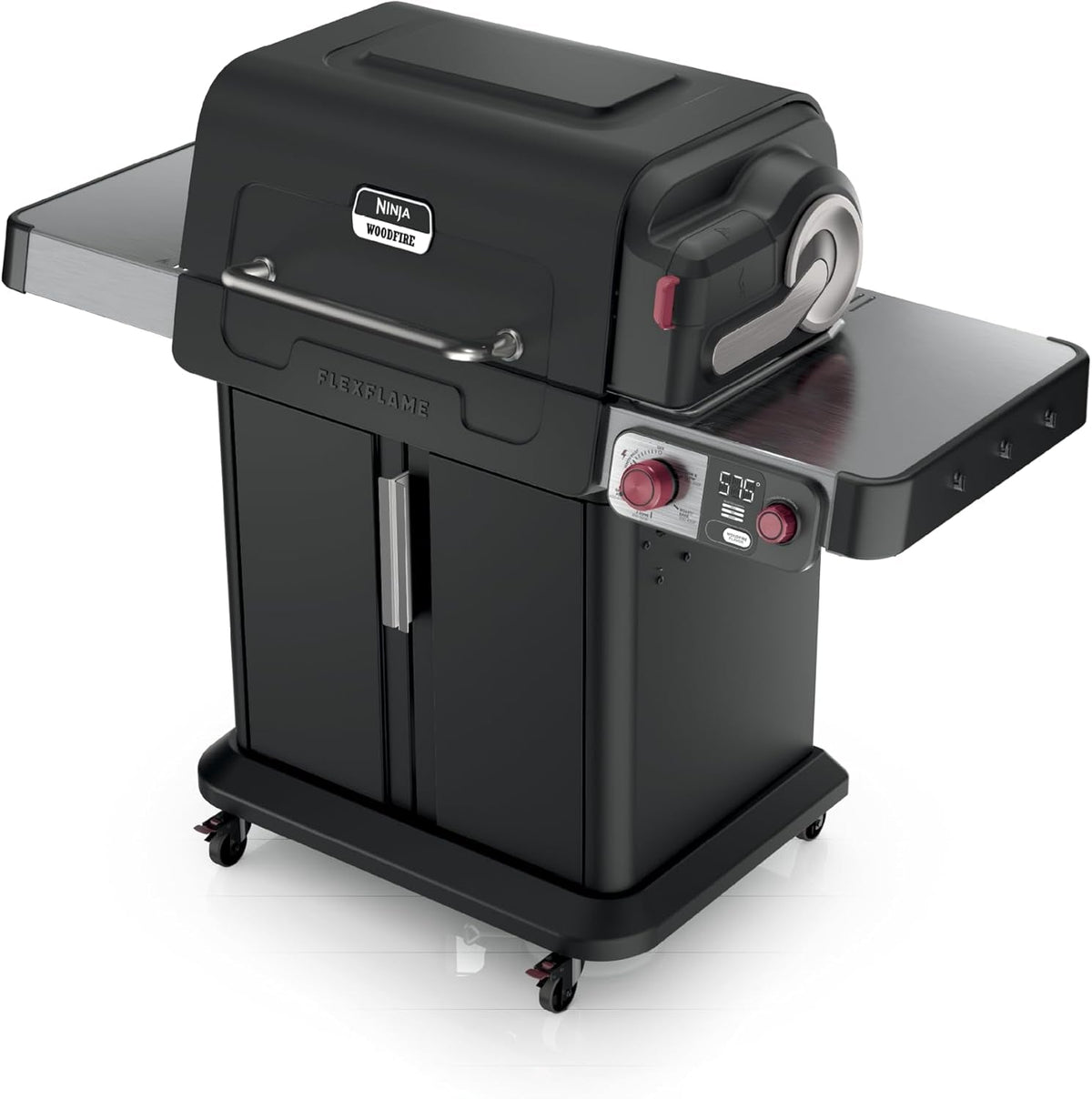 Premium Grill & Smoker | 5-In-1 Smart Cooking System Electric & Propane App-Connected - Digital Roast, Griddle & Pizza Maker