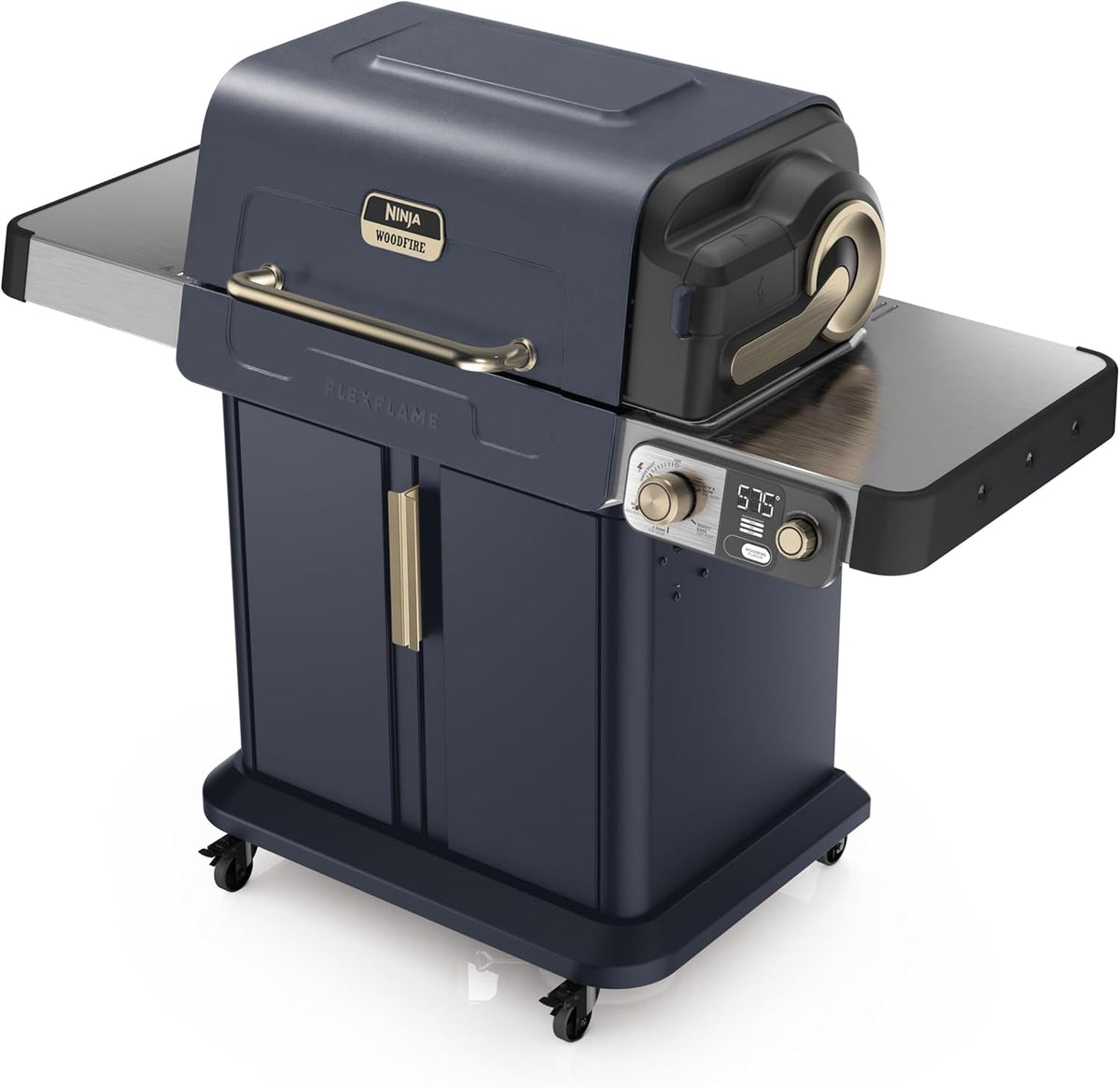 Premium Grill & Smoker | 5-In-1 Smart Cooking System Electric & Propane App-Connected - Digital Roast, Griddle & Pizza Maker