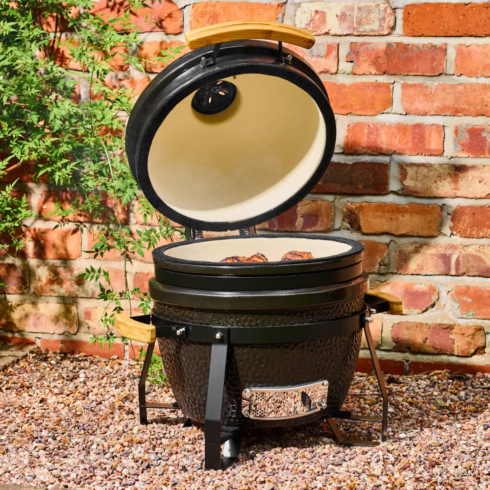 Fire Mountain Fuji 15'' Ceramic Kamado BBQ Grill