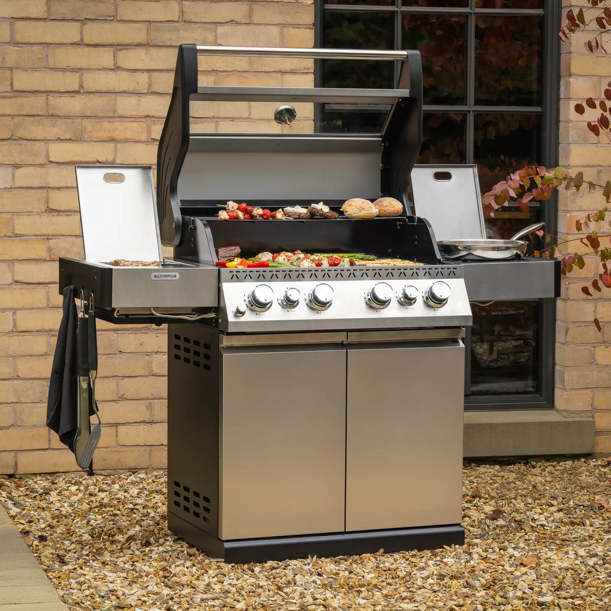Fire Mountain Olympus Stainless Steel 6 Burner Gas BBQ (4+2)