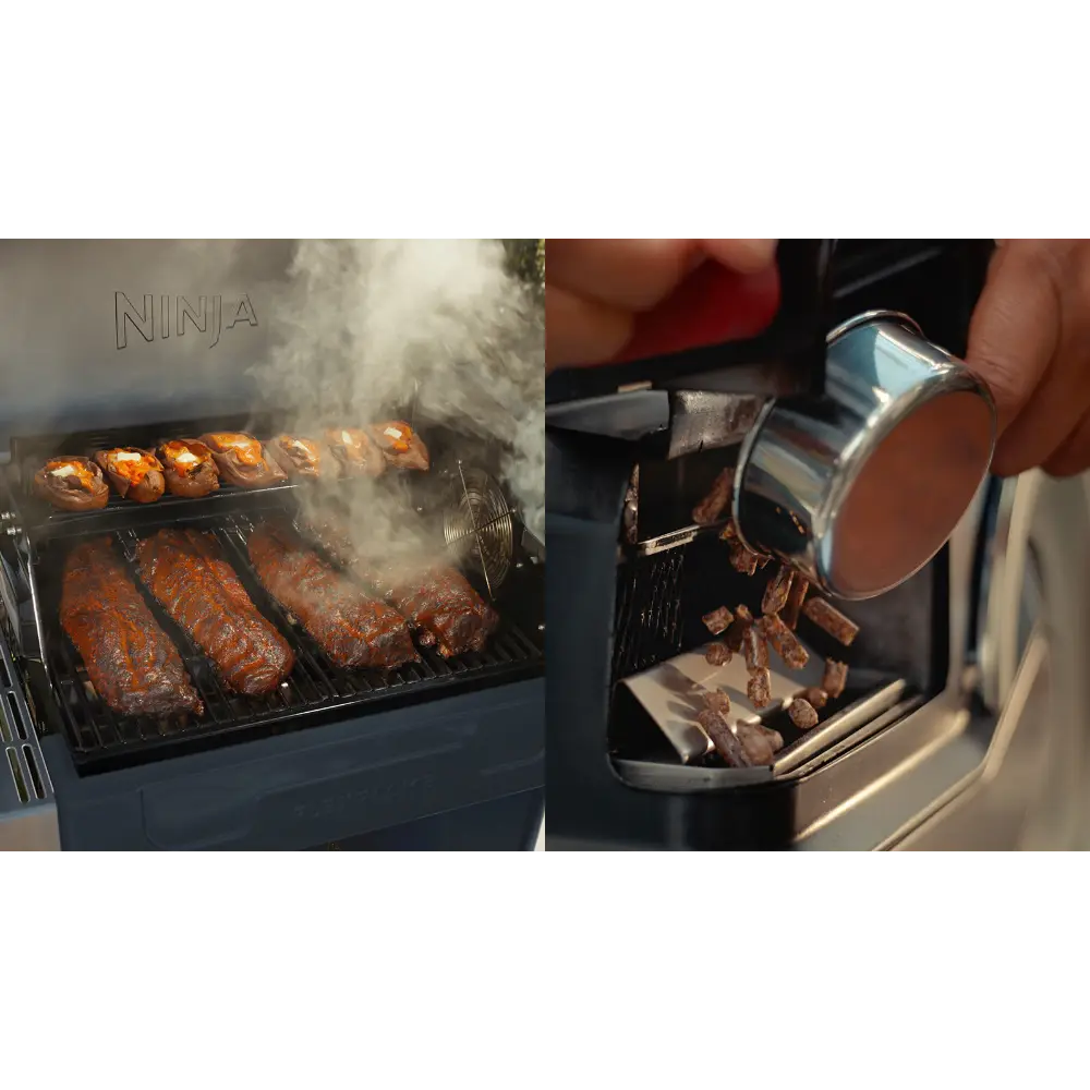 Ninja FlexFlame Gas BBQ and Outdoor Cooking System - Blue | PG301UKBL