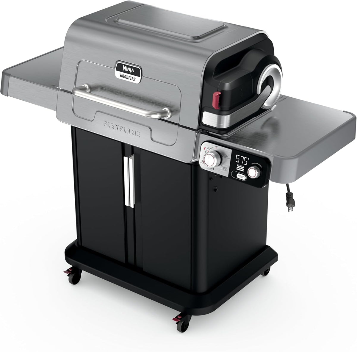 Premium Grill & Smoker | 5-In-1 Smart Cooking System Electric & Propane App-Connected - Digital Roast, Griddle & Pizza Maker