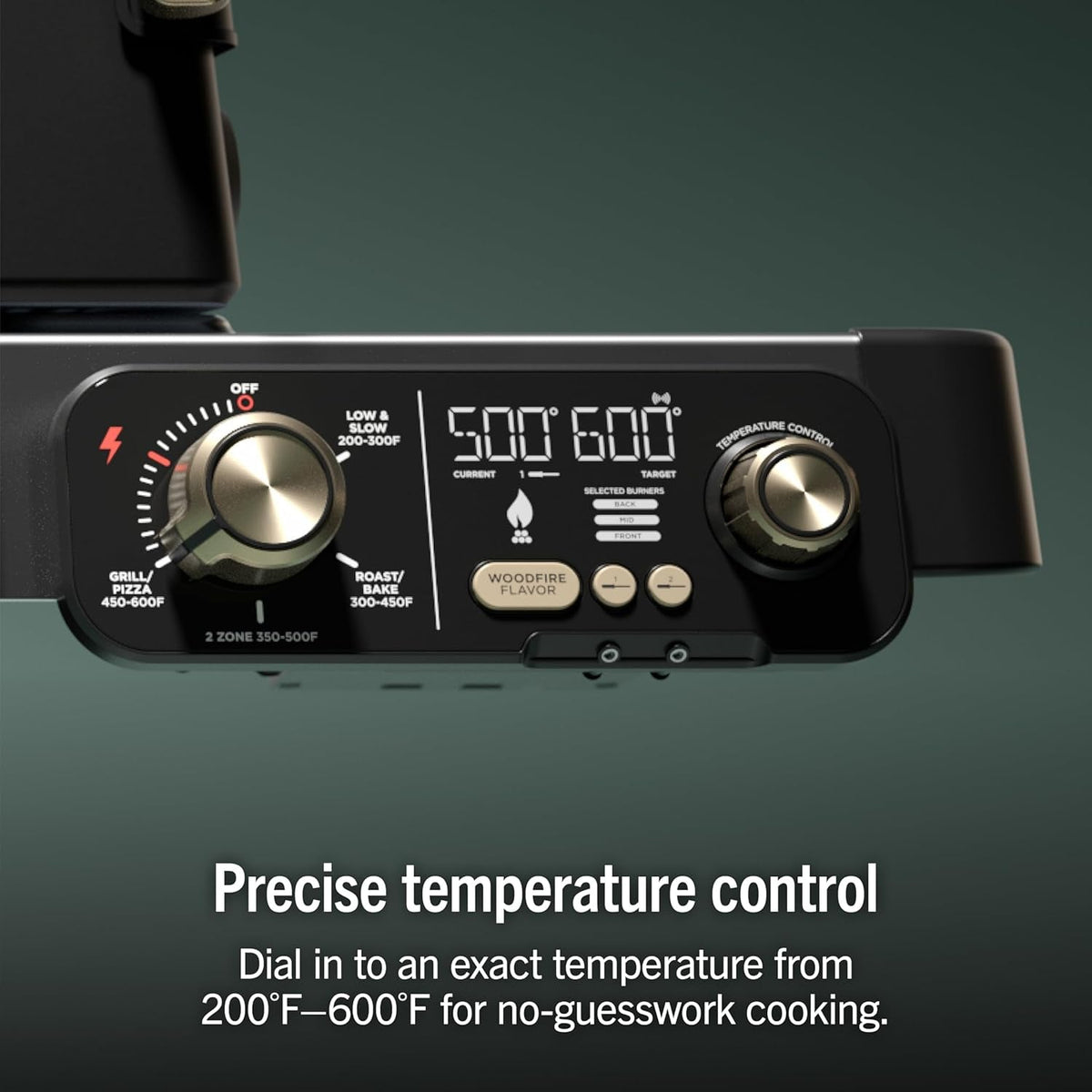 Premium Grill & Smoker | 5-In-1 Smart Cooking System Electric & Propane App-Connected - Digital Roast, Griddle & Pizza Maker